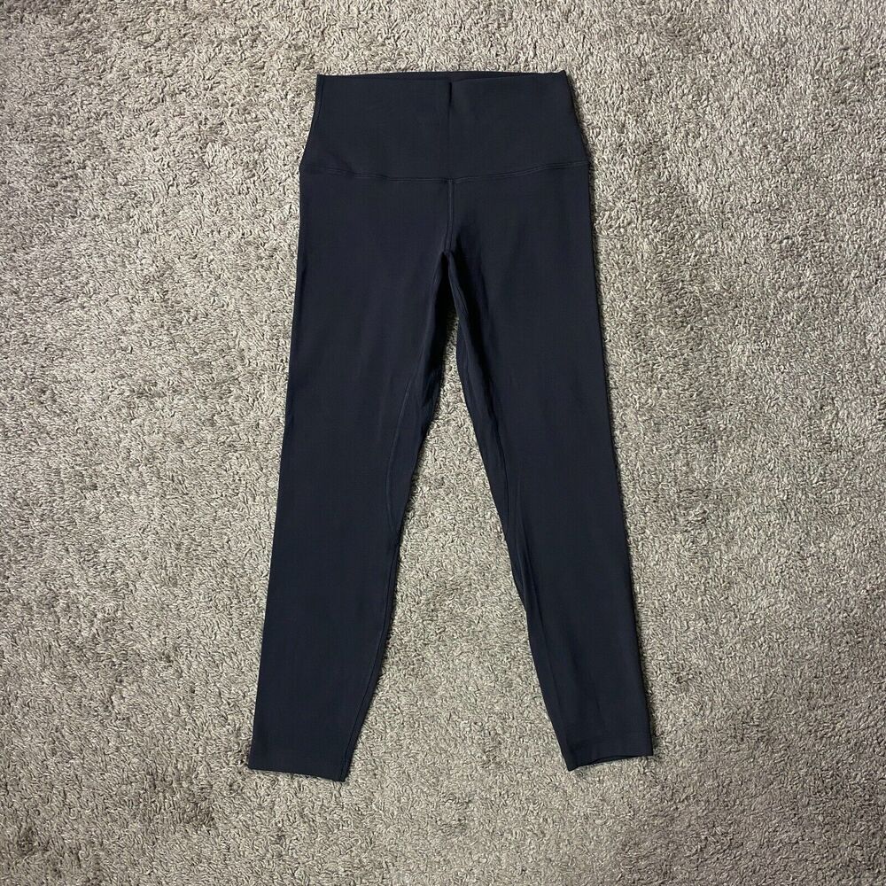 Lululemon Size 6 Align Pant High Rise 25" Inseam Black